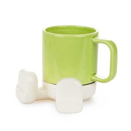 Mug,Mr.Sitty,verde,330ml,cerámica