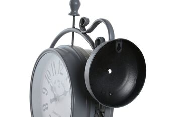 HORLOGE MURALE EN FER 43X14,5X47 STATION 2 SURT. RE206333 3