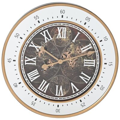 Reloj Pared Hierro Cristal 59X8,5X59 Movimiento RE212085