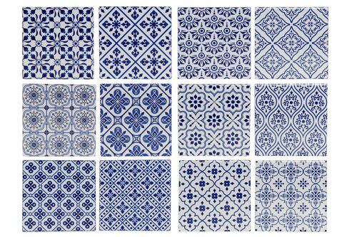 Posavasos Dolomite 10,8X10,8X0,7 Azulejo 12 Surt. PC211079