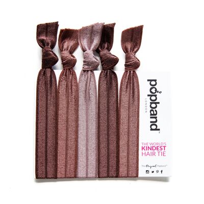 Popband cocoa hairbands brown