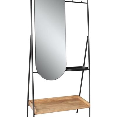 RÉCEPTEUR MÉTAL SAPIN 80X41X183 MIROIR MB212482