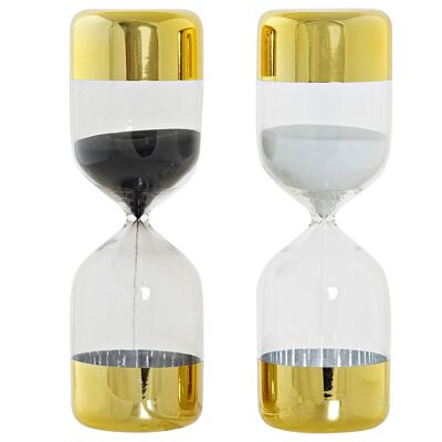 Glass Hourglass 6.5X6.5X20.5 15 Minutes 2 S LD190941
