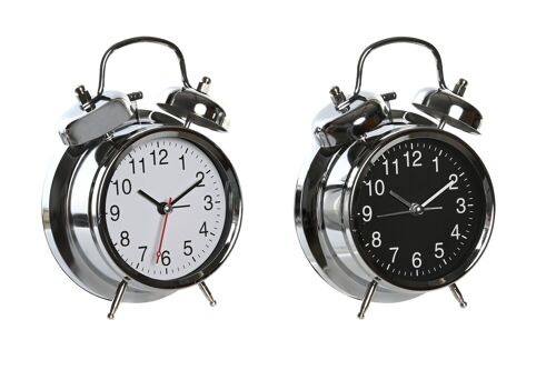 Reloj Despertador Metal 12X6X17 Campana 2 Surt. RE206349