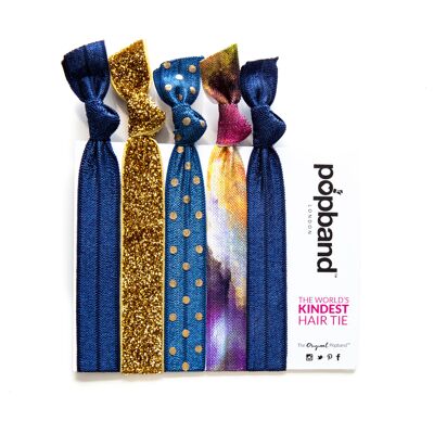 Popband stardust hairbands (5 pack)