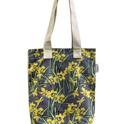 Daffodil Spring Floral Cotton Tote Bag (Pack Of 3) - Multi