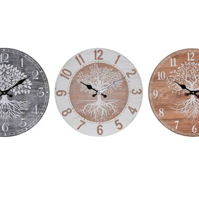 MDF-Wanduhr 34X4X34 Arol De La Vida 3 Surt. RE203744