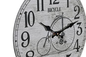 HORLOGE MURALE MDF 34X4X34 VÉLO 3 SURT. RE203745 2