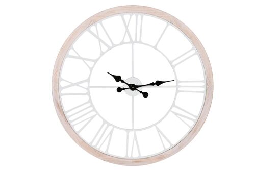 RELOJ PARED MDF 80X5X80 RELOJ PARED MDF METAL RE212094