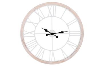 HORLOGE MURALE MDF 80X5X80 HORLOGE MURALE MDF MÉTAL RE212094 1