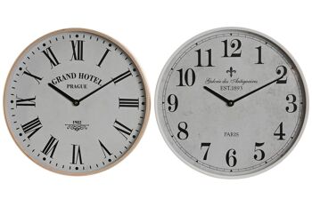 Horloge murale en cristal Mdf 41X5X41 2 assortiment. RE212065 1