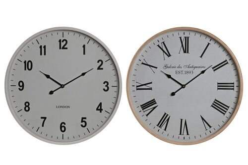 Reloj Pared Mdf Cristal 53X5,5X53 2 Surt. RE212064