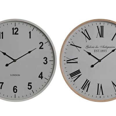 Reloj Pared Mdf Cristal 53X5,5X53 2 Surt. RE212064