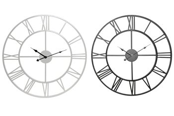 HORLOGE MURALE MÉTAL 60X3X60 2 SURT. RE212090 1