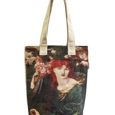 La Ghirlandata Einkaufstasche aus Pre-Raphaelite-Baumwolle (3er-Pack) – Mehrfarbig