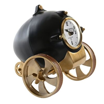 Aluminum Resin Table Clock 20.5X20.5X21.5 RE200972
