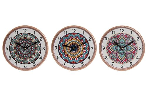 Reloj Sobremesa Ceramica 16X1X16 Mosaico 3 Surt. RE212947