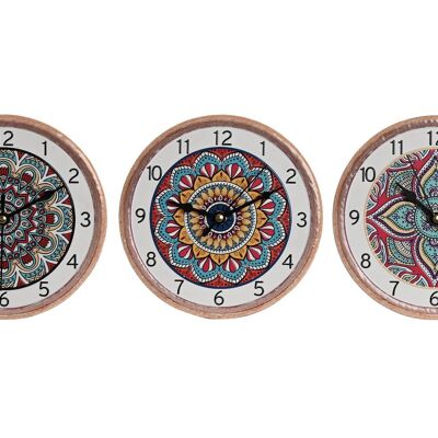 Orologio da Tavolo in Ceramica 16X1X16 Mosaico 3 Assortimento. RE212947