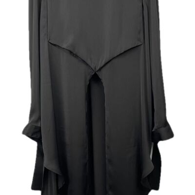 BLOUSE TOSS BLACK