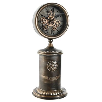 IRON TABLE CLOCK 21X21X51.5 MOVEMENT RE209615