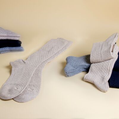 Pack of 2 pairs of organic cotton socks