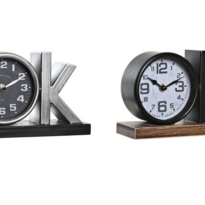 Iron Table Clock 23X8X15 Ok 2 Surt. RE198984