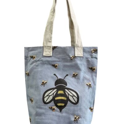 Bolso tote de algodón con estampado de abejorros (paquete de 3) - Multicolor