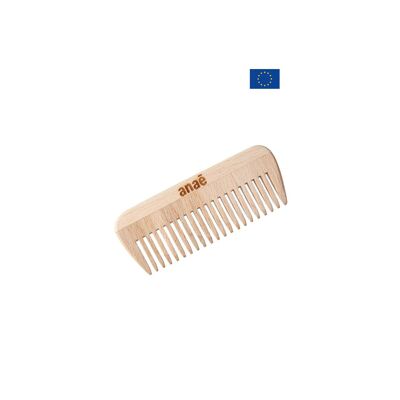 Wooden pocket comb