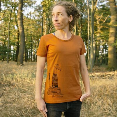 Reisewiesel T-Shirt in roasted orange