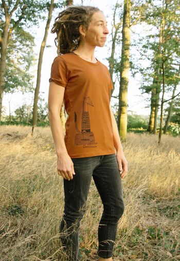 T-shirt Reisewiesel - Orange rôti 3