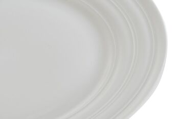 ASSIETTE SET 4 PORCELAINE 27X27X2 BLANC PC208142 4