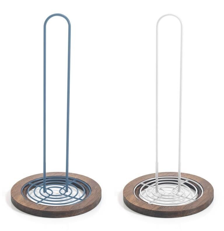 PORTAROTOLO METALLO GOMMA 15X15X31 2 ASSORTITI. PC205343