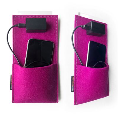 Pink charging bag