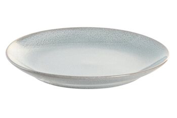 ASSIETTE GRES VERRE 21,3X21,3X2,7 BLEU PC205132 2