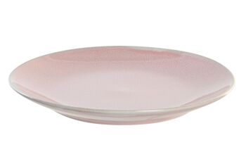 ASSIETTE GRÈS GLACÉ 27,5X27,5X3,5 ROSE PC205126 3