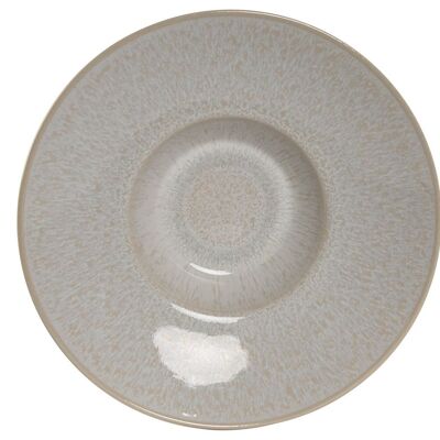 PLATO GRES ESMALTADO 27X27X7 PASTA RISOTTO BLANCO PC209493