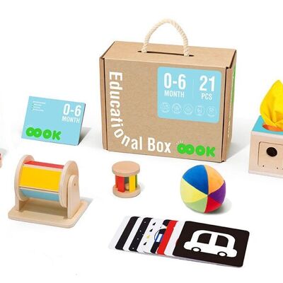 0 - 6 months Educational box Baby
