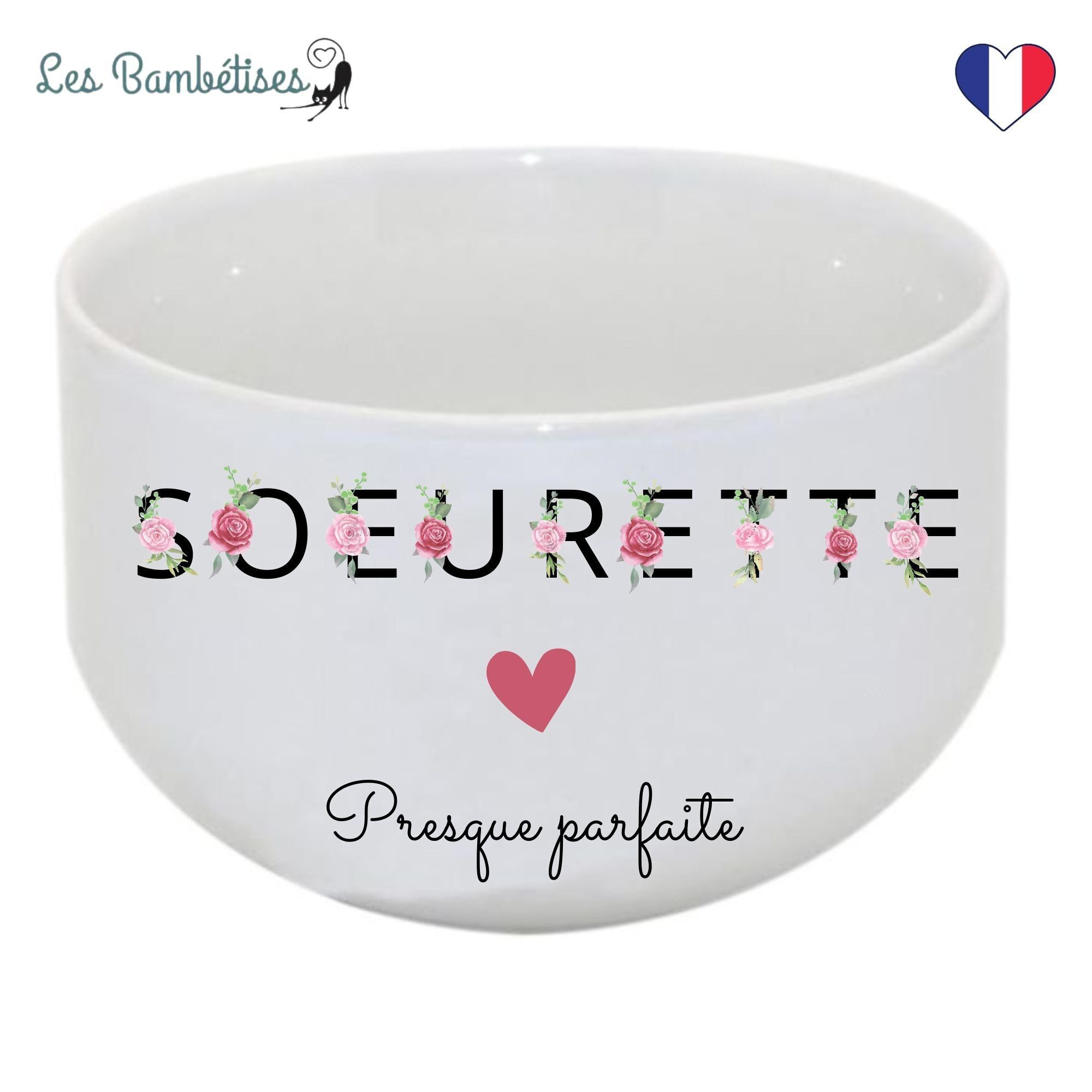 Sœurette Blumenbuchstaben-Schale