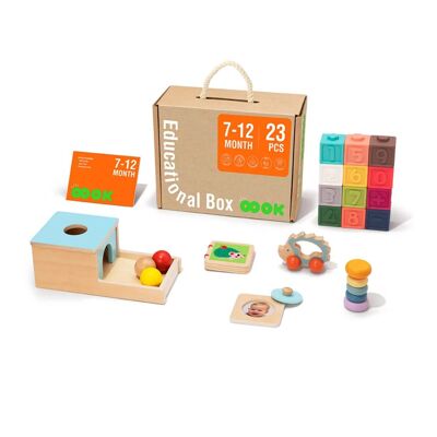 7–12 months Educational box Mini