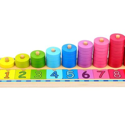 Configuración de números del 0 al 9 y colores