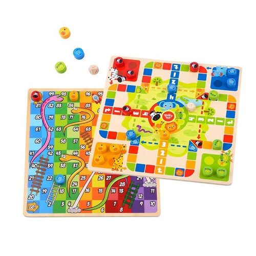 2 in 1 Games: Ludo, Snakes and Ladders