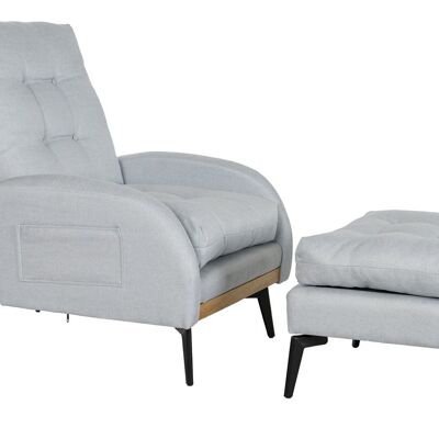 SOFA CAMA SET 2 POLIESTER 74X85X90 RECLINABLE MB211266