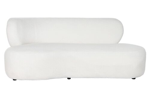 SOFA POLIESTER 193X92X79 BORREGUITO BLANCO MB206621