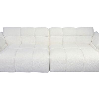 WOODEN POLYESTER SOFA 268X108X76 LOOP MB211724