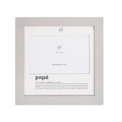 Photo frame "Dad. Definition" Gray