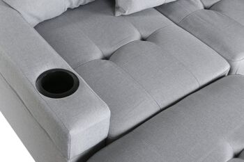 CANAPÉ POLYESTER PP 244X146X81 CHAISELONGUE MB205551 2