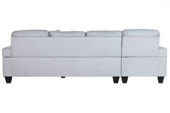 CANAPÉ POLYESTER PP 244X146X81 CHAISELONGUE MB205551 10