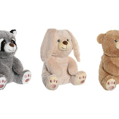 PELUCHE POLYESTER 20X20X27 3 ASSORTIMENTS. PE206125