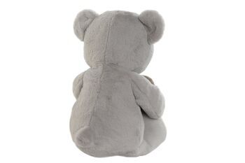 PELUCHE POLYESTER 25X30X37 COEUR OURS 3 ASSORTIMENT PE212997 4