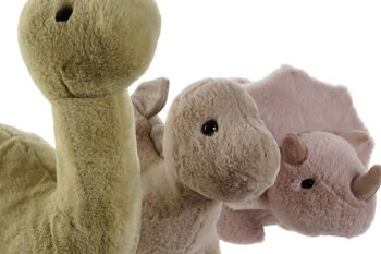 PELUCHE POLYESTER 44X16X28 DINO 3 ASSORTIMENT PE212996 2